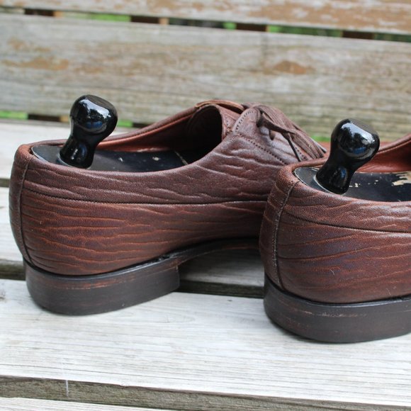 Dack's Brown “Baffin Seal” Leather Derby, Men's 10 Wide, Made in Canada, EUC - Picture 6 of 12